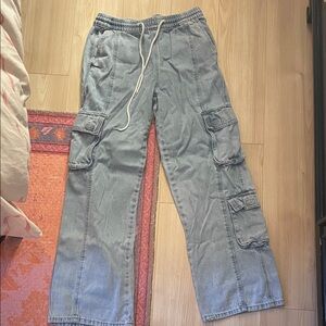 Forever 21 Light Blue Cargo Pants